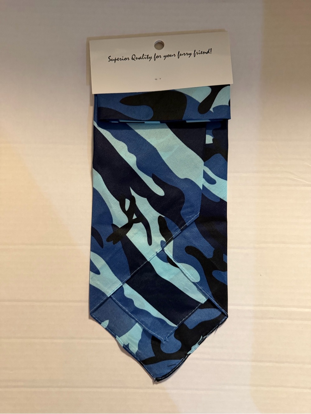 Mirage Pet Products Blue Camo Dog Bandana - Mama's Favorite - Picture 2 of 2